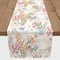 90" Butterfly Bird Floral Cotton Twill Table Runner